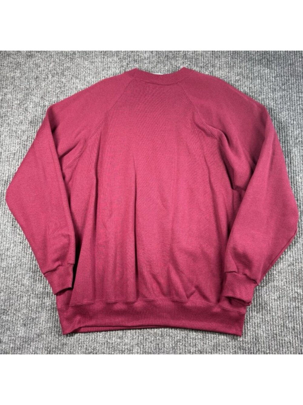 Vintage Hanes Her Way Sweatshirt Womens XL Chili Deep Purple Pink USA 90s NEW - Picture 5 of 8